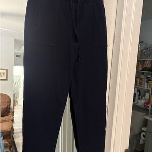 Talbots Navy Skinny Ankle Pants with side zipper